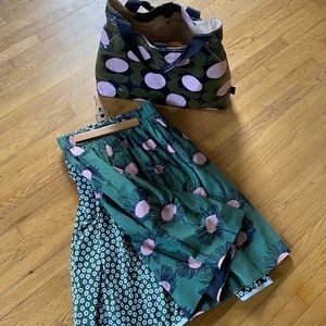 Orla Kiely Daisy Skirt + Orla Kiely Posey Skirt